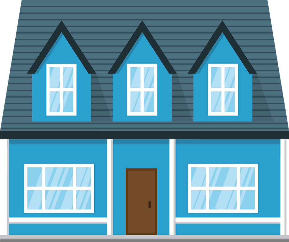 Cartoon residential property