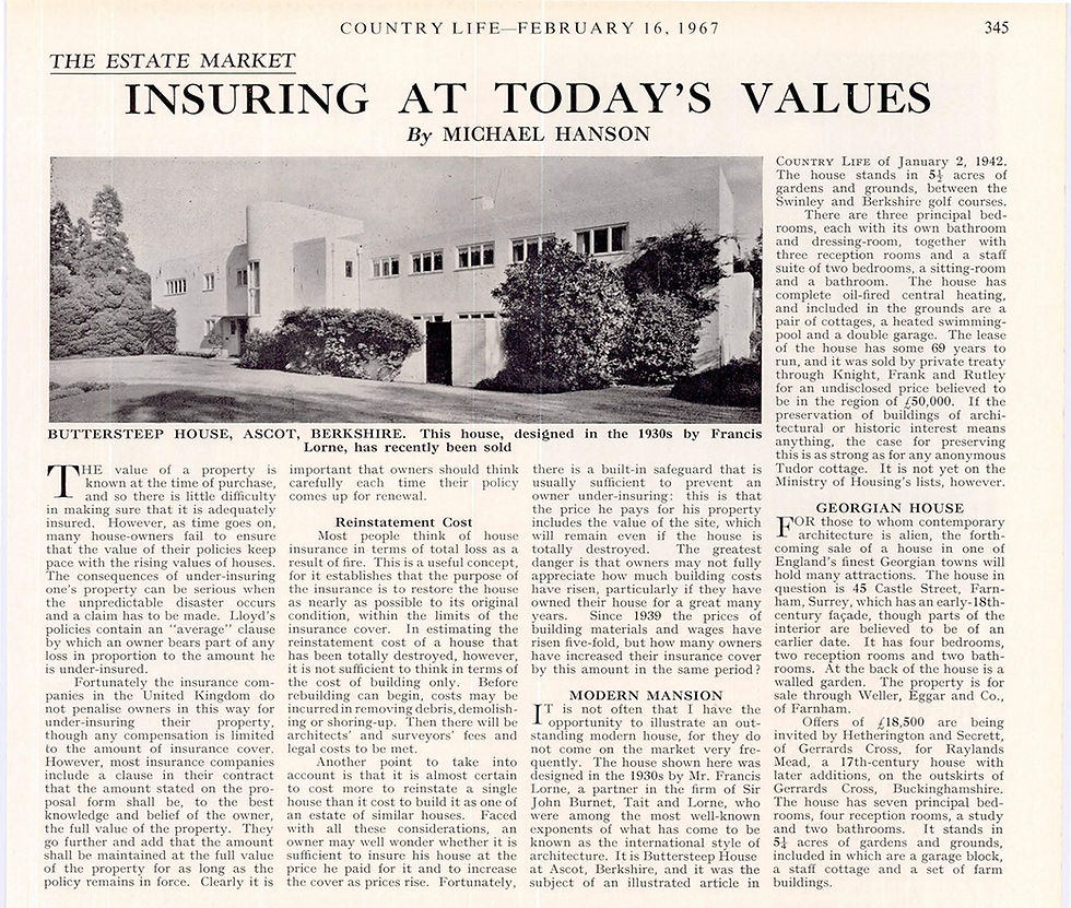 55 year old article on building insurance snippet