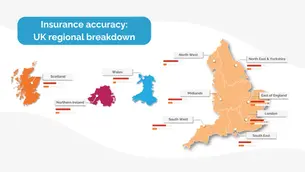 Regional breakdown reveals uneven insurance accuracy across the UK