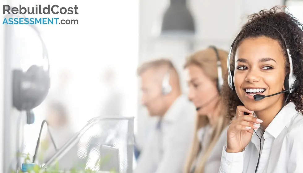 Customer service agents ready to assist with claims, including arranging alternative accommodation after a home emergency.